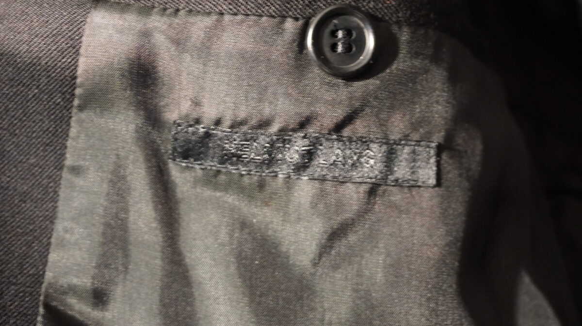 HELMUT LANG SOUTIEN COLLAR COAT(DESIGNED BY HL HIMSELF) 2002-2003a/w