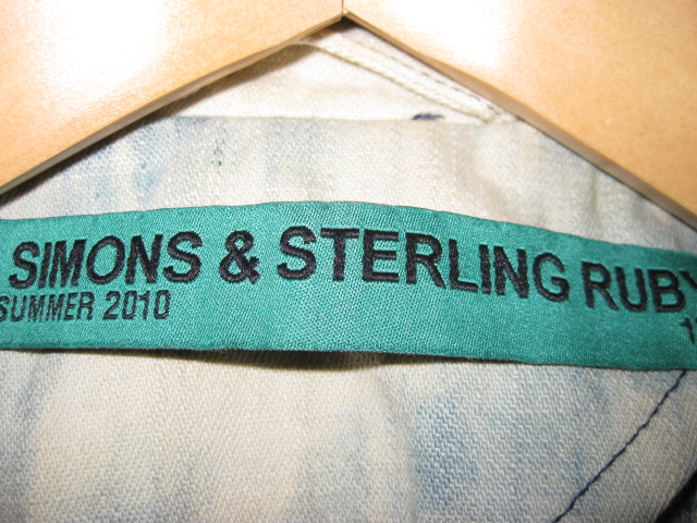 RAF SIMONS x STERLING RUBY DENIM JACKET 2010s/s