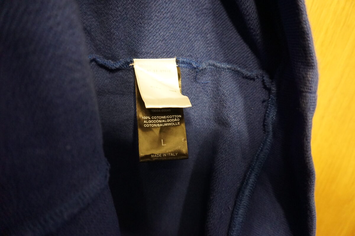 RAF SIMONS 2018SS Sweat hoodie Blue, Unknown Pleasures, size L ,181.164 19004-00045