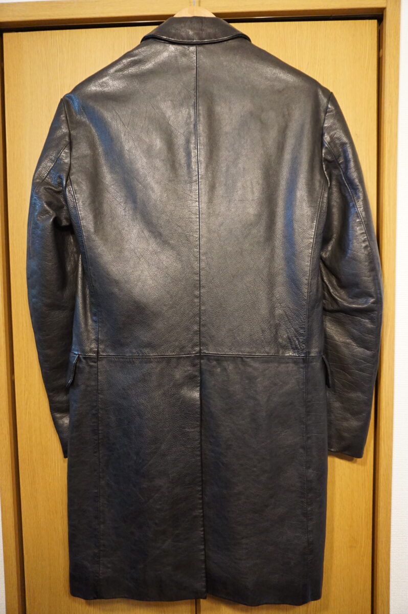 HELMUT LANG 2004AW Buffalo leather chester coat 2004-2005a/w