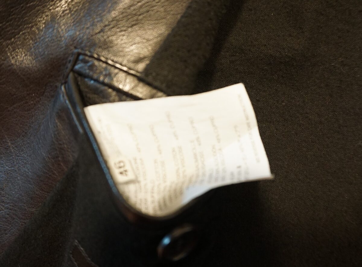 HELMUT LANG 2004AW Buffalo leather chester coat 2004-2005a/w