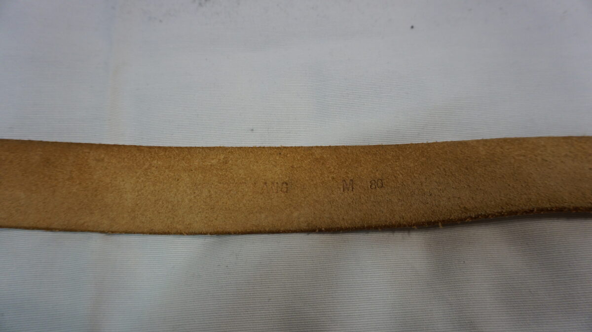 HELMUT LANG DOUBLE PIN LEATHER BELT(DESIGNED BY HL HIMSELF)