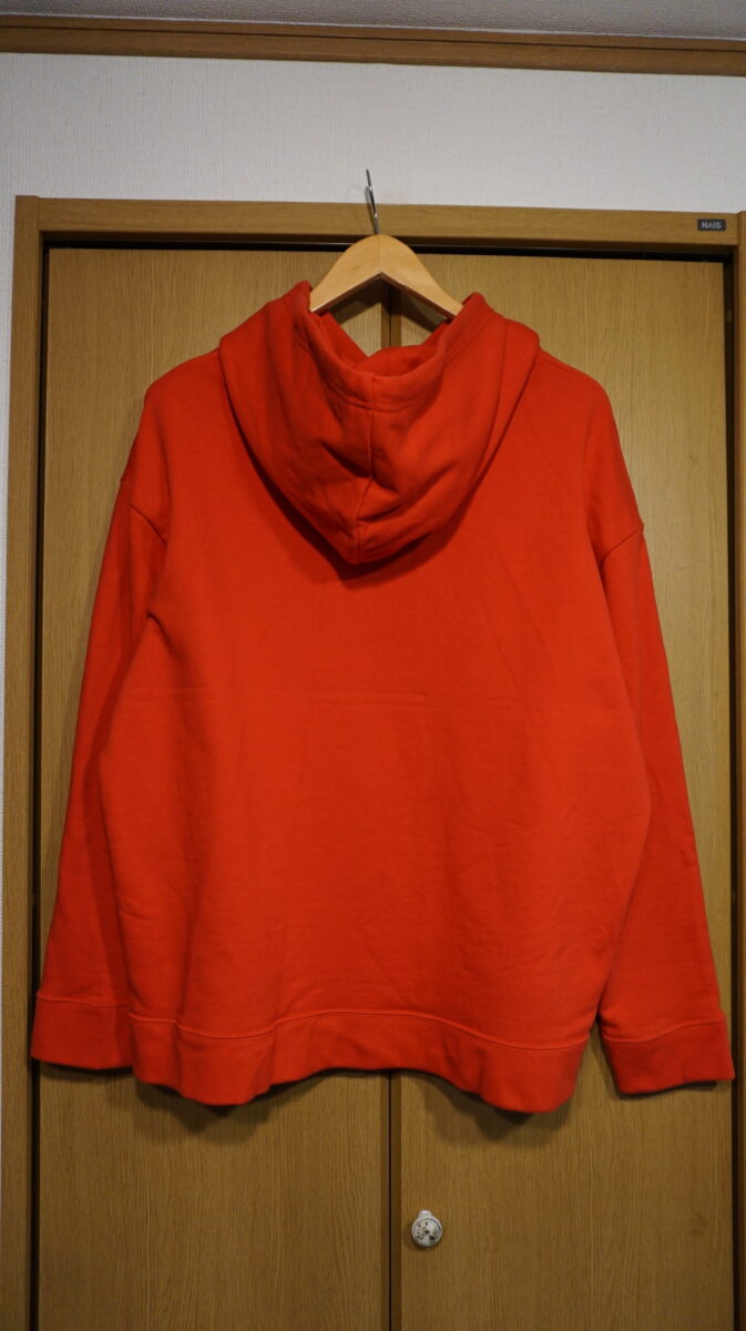 RAF SIMONS 2018SS Sweat hoodie RED, Technique, size M, 181.164 19004-00030