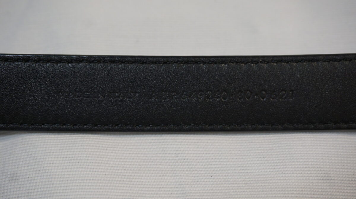 SAINT LAURENT PARIS by Anthony Vaccarello 2022SS Stacked-loop belt in grained leather | サンローランパリ バイ アンソニーヴァカレロ 2022s/s スタックループベルト(グレインドレザー)