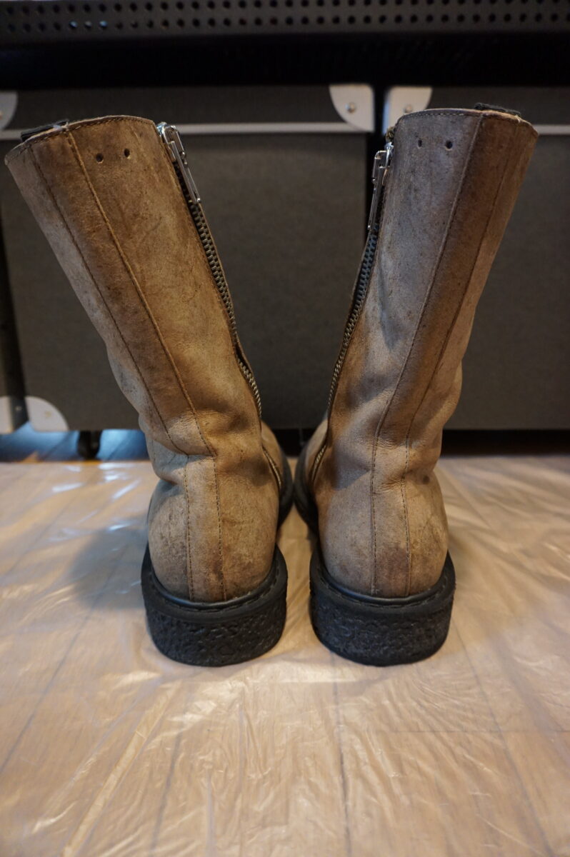 Rick Owens 2008AW leather creeper boots | リックオウエンス 2008-2009a/w レザー クリーパーブーツ