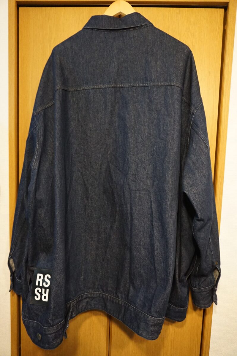 RAF SIMONS 2018SS New Order "Technique" oversized denim jacket | ラフシモンズ 2018s/s ニューオーダー 「テクニック」「テクニーク」 オーバーサイズデニムジャケット DENIM JACKET 181-723-10032 00044 (dark navy)