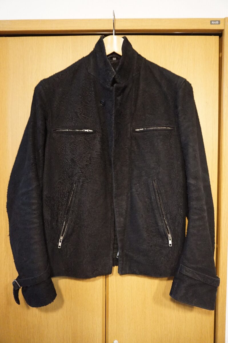 ANN DEMEULEMEESTER 2006SS Leather jacket Riders jacket 2006s/s