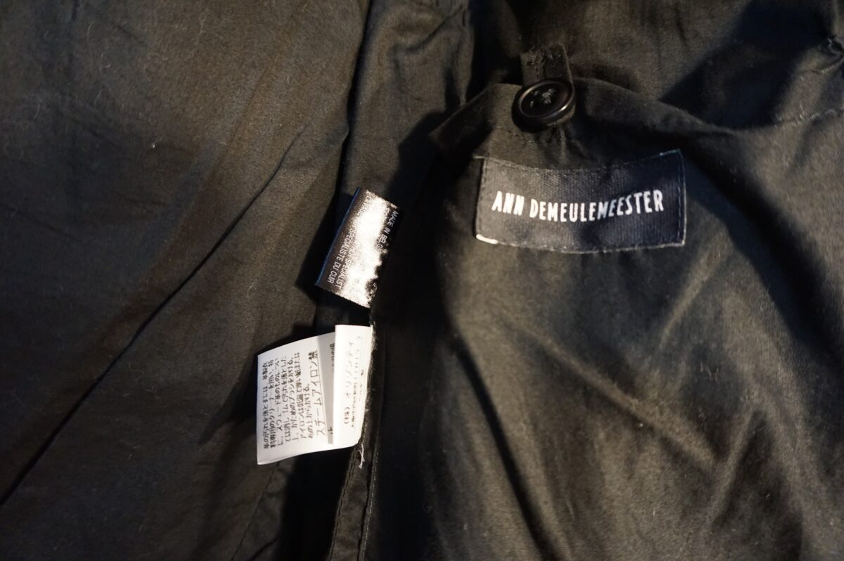 ANN DEMEULEMEESTER 2006SS Leather jacket Riders jacket 2006s/s
