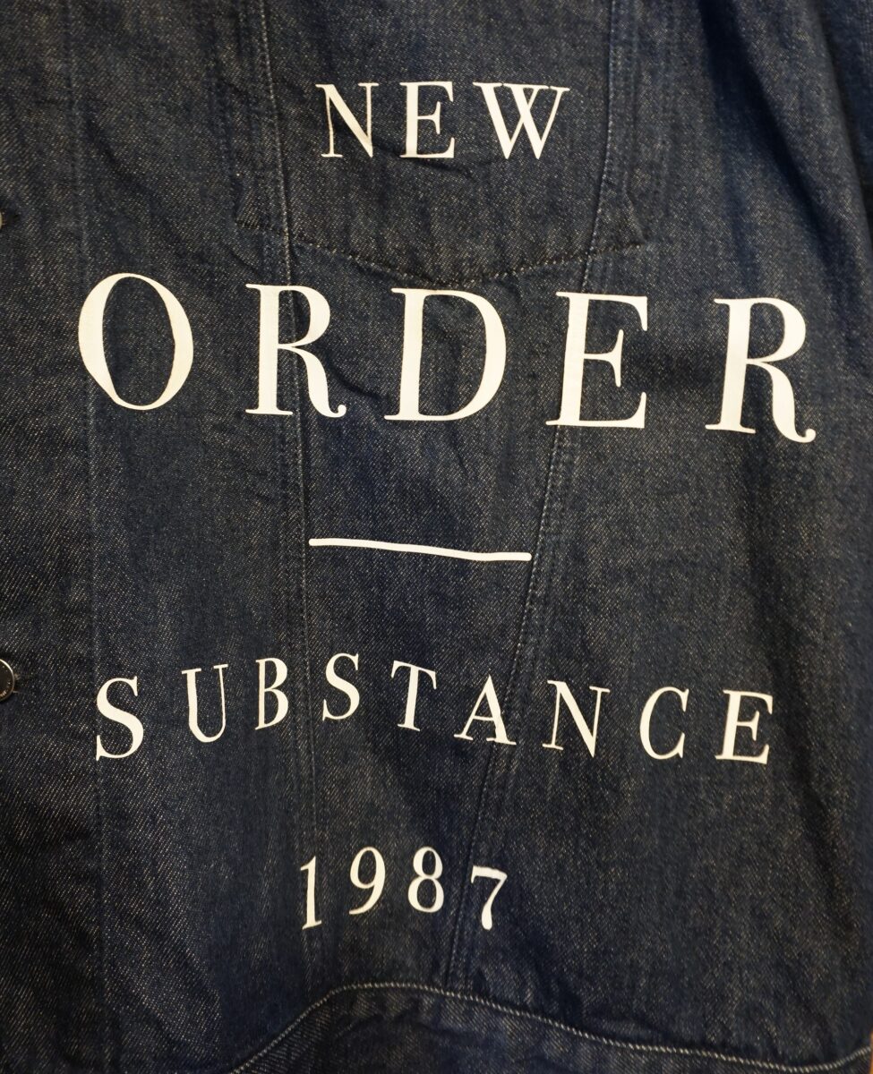 RAF SIMONS 2018SS New Order "Technique" oversized denim jacket | ラフシモンズ 2018s/s ニューオーダー 「テクニック」「テクニーク」 オーバーサイズデニムジャケット DENIM JACKET 181-723-10032 00044 (dark navy)