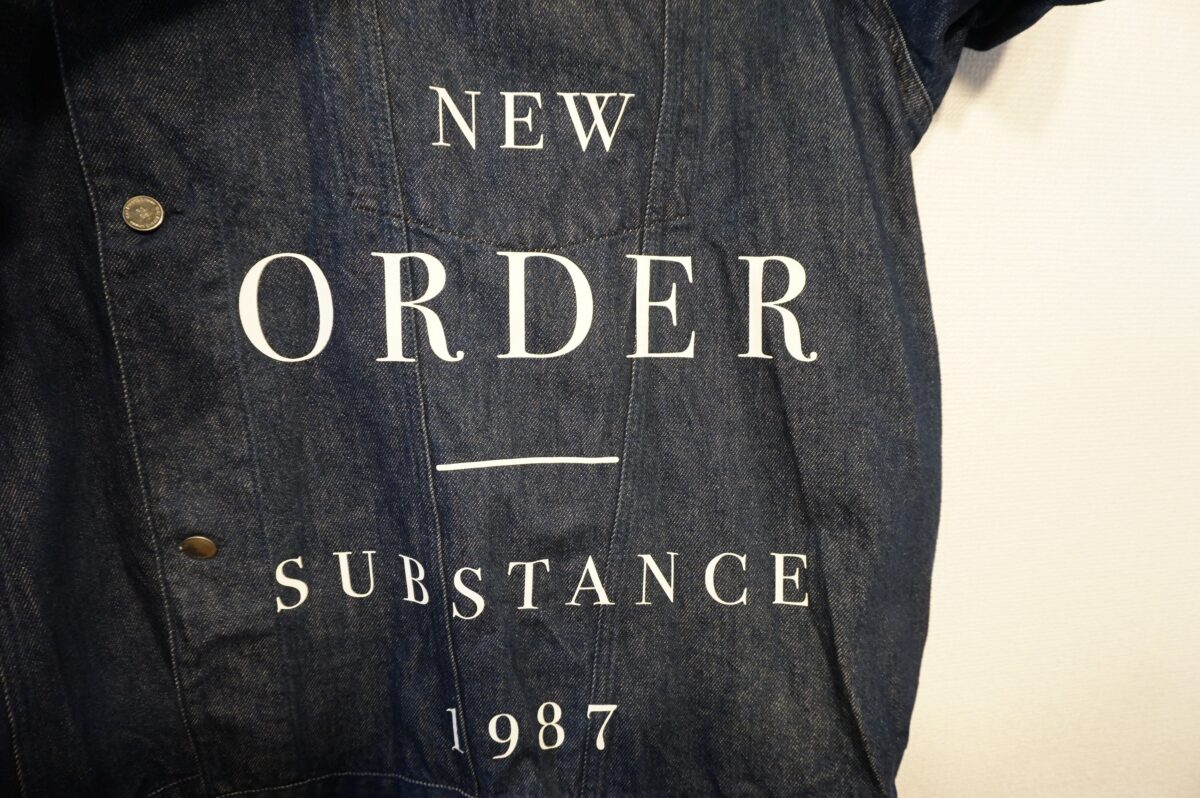 RAF SIMONS 2018SS New Order "Technique" oversized denim jacket | ラフシモンズ 2018s/s ニューオーダー 「テクニック」「テクニーク」 オーバーサイズデニムジャケット DENIM JACKET 181-723-10032 00044 (dark navy)