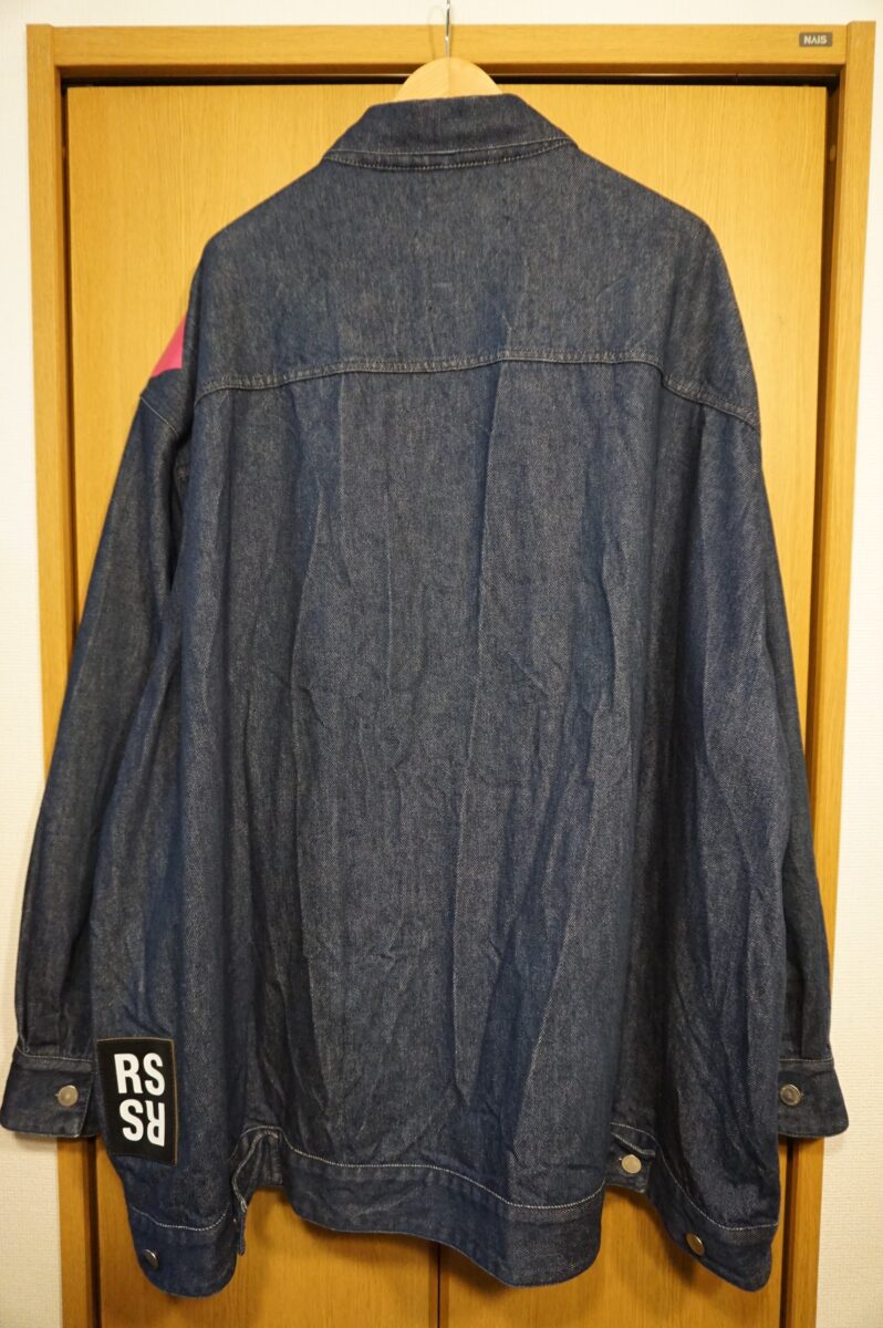 RAF SIMONS 2018SS New Order "Technique" oversized denim jacket | ラフシモンズ 2018s/s ニューオーダー 「テクニック」「テクニーク」 オーバーサイズデニムジャケット DENIM JACKET 181-723-10032 00044 (dark navy)