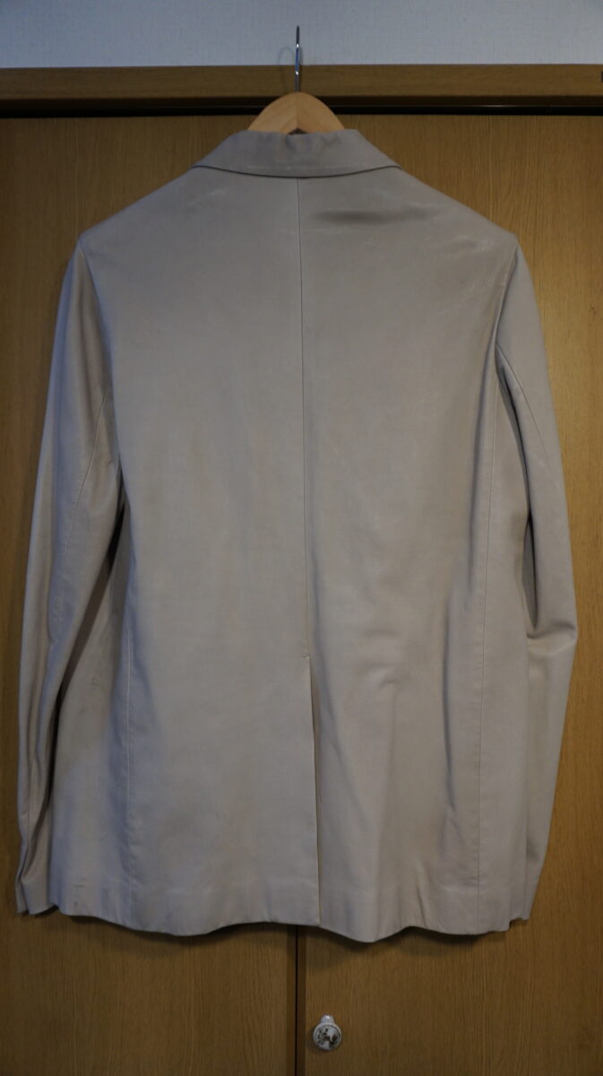 JIL SANDER by Raf Simons 2007SS leather tailored jacket | ジルサンダー (ラフシモンズ期) 2007s/s レザーテーラードジャケット ELBA/ A MOD 654000 ART M561000