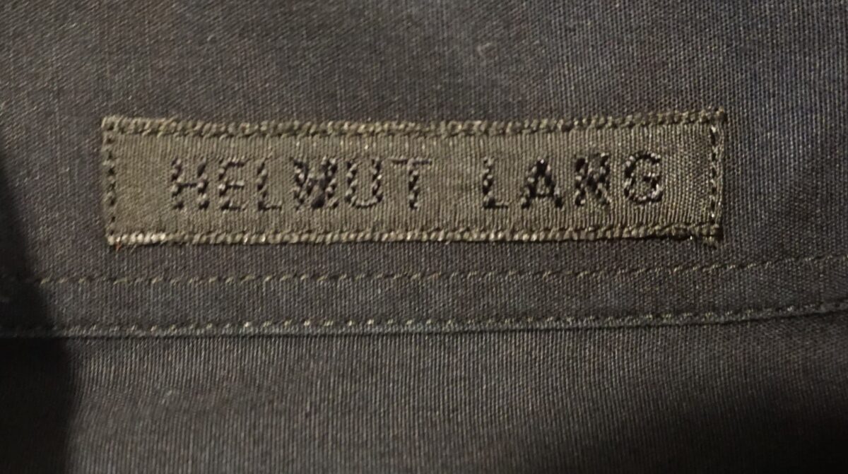 HELMUT LANG (by himself) line designed shirt | ヘルムートラング(本人期)ラインデザインシャツ
