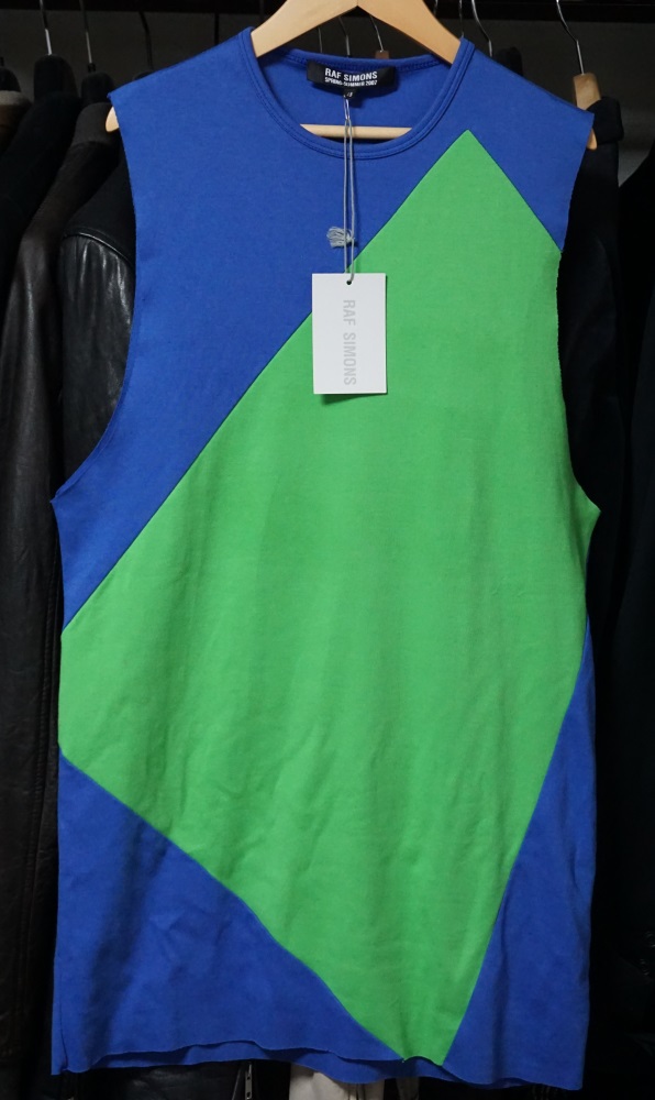 RAF SIMONS 2007SS Sleeveless Top | ラフシモンズ 2007s/s ノースリーブカットソー 07 E S RS 109A 1231 42