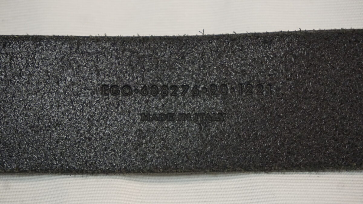 SAINT LAURENT PARIS by Anthony Vaccarello 2022SS Motorcycle eyelet grained-leather belt | サンローランパリ バイ アンソニーヴァカレロ 2022s/s モーターサイクルアイレットグレインレザーベルト EGO 688276