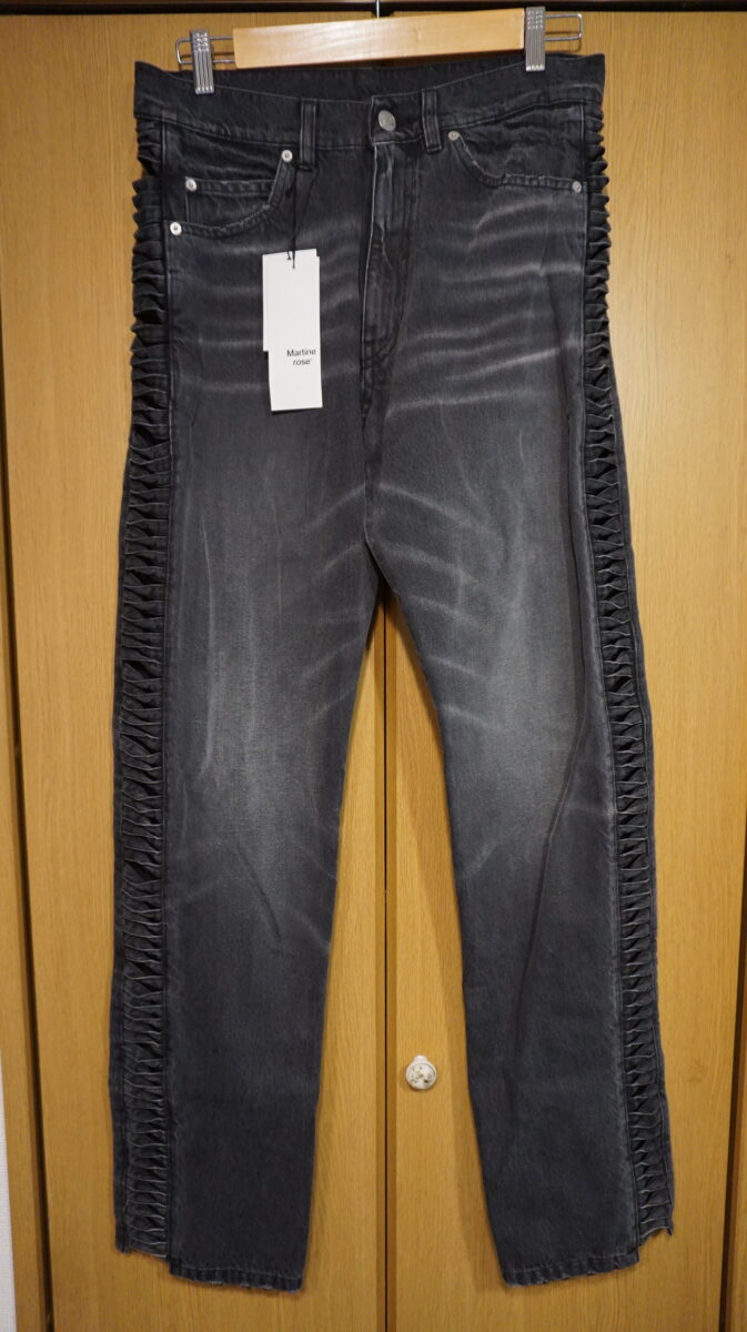 Martine Rose 2022AW TWIST LOOP JEAN | マーティンローズ 2022-2023a/w ツイストループジーンズ MRA W22-228 BLACK WASH