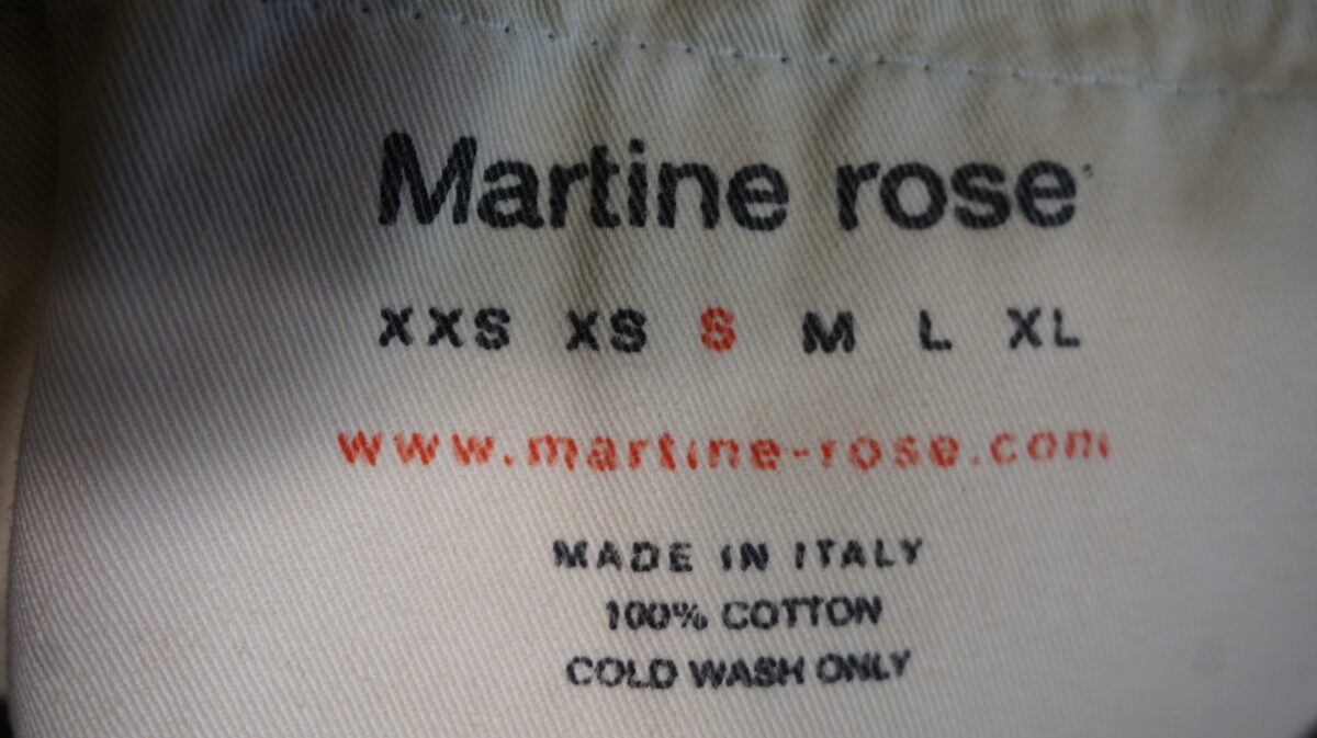 Martine Rose 2022AW TWIST LOOP JEAN | マーティンローズ 2022-2023a/w ツイストループジーンズ MRA W22-228 DIRTY BLUE WASH