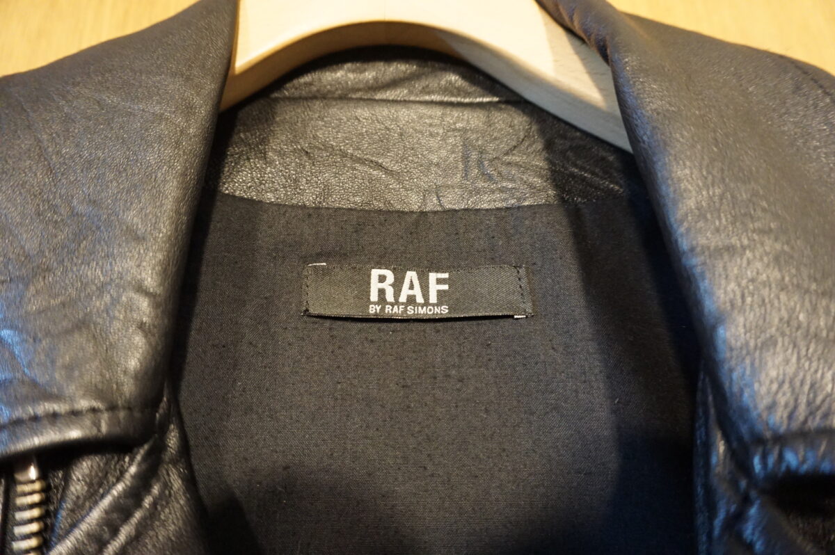 RAF BY RAF SIMONS Sheep leather riders jacket | ラフバイラフシモンズ シープレザー ライダースジャケット