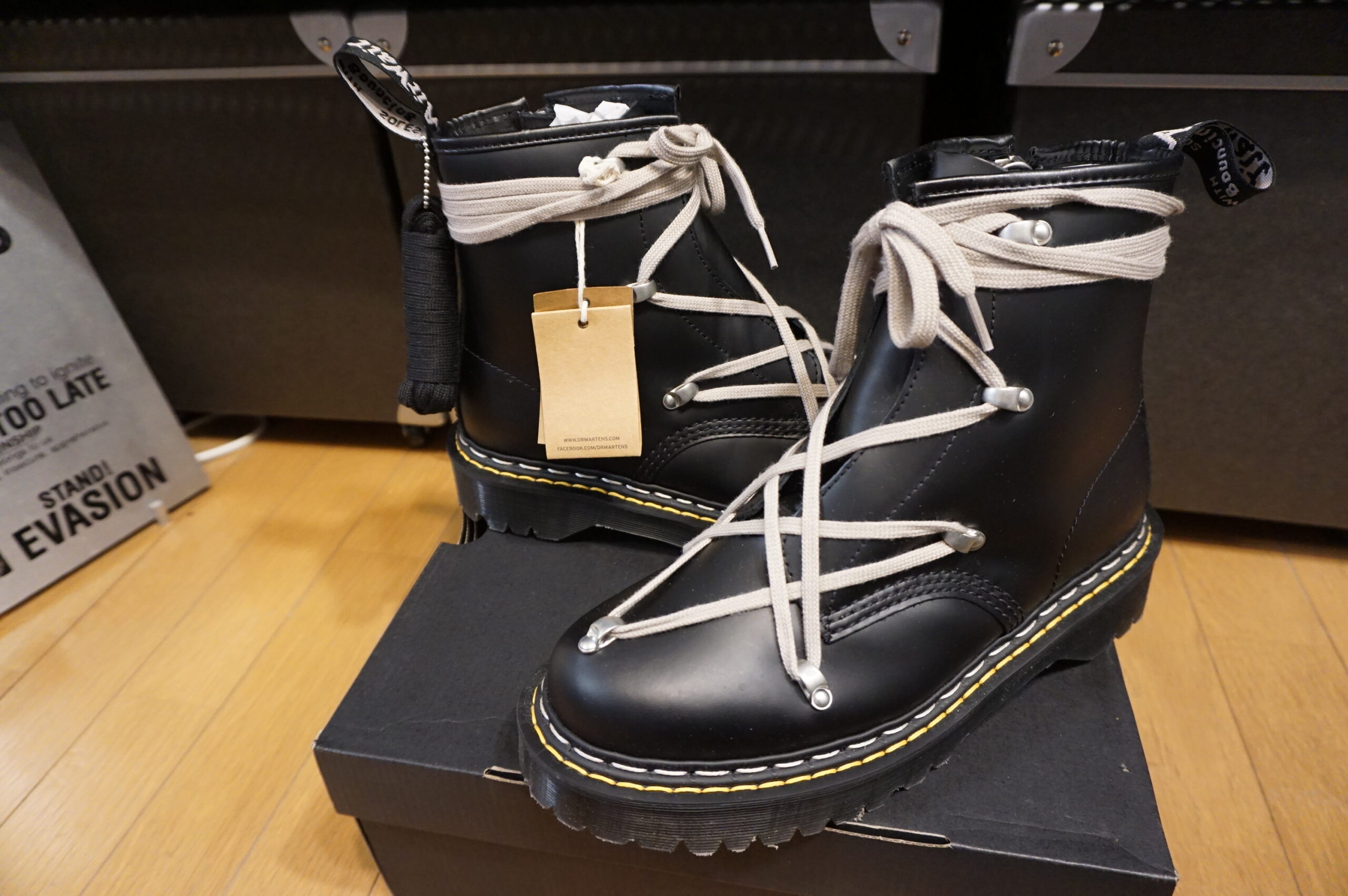 Rick Owens Dr.Martens 1460 BEX DS RO - www.sorbillomenu.com