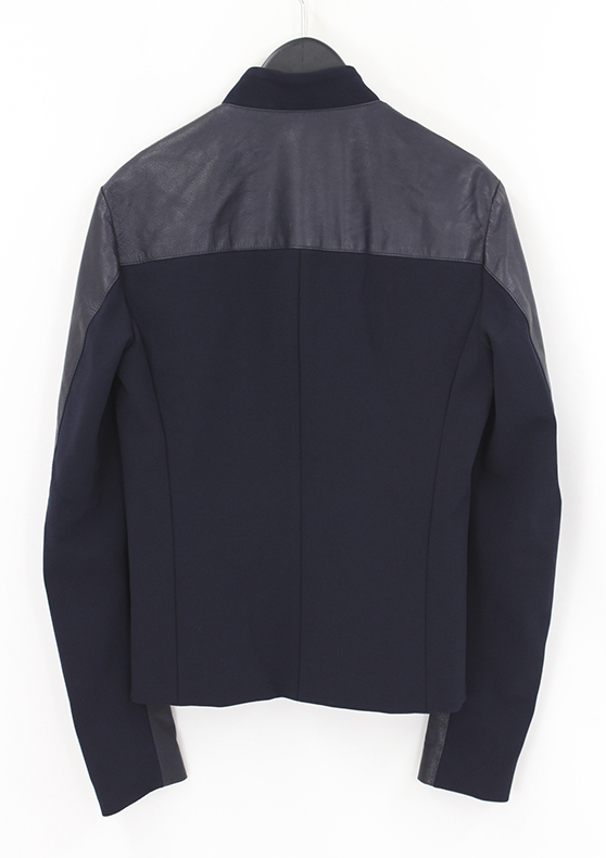 JIL SANDER by Raf Simons 2009SS Leather Combined Jacket | ジルサンダー バイ ラフシモンズ 2009s/s レザーと化繊コンビのブルゾン