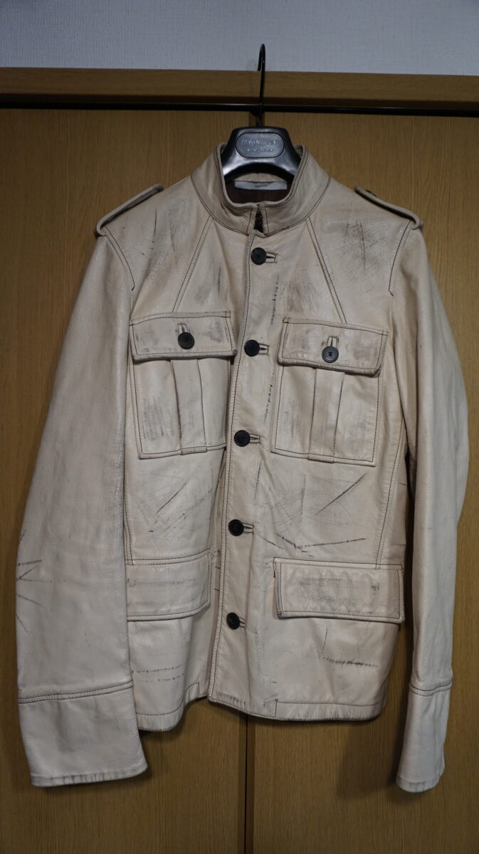 Tom Ford for Yves Saint Laurent rive gauche 2002SS Leather Military Jacket | トムフォードフォーイヴサンローランリヴゴーシュ 2002s/s レザーミリタリージャケット