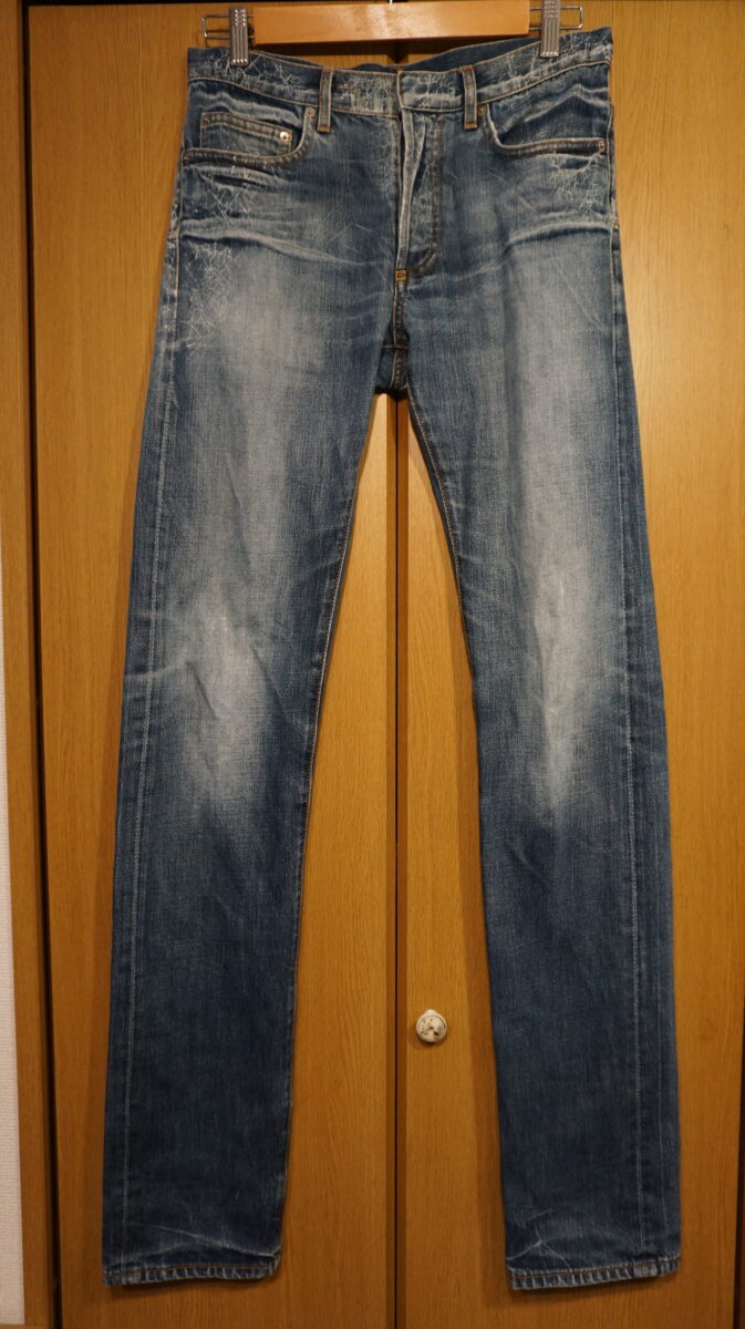 Dior homme by Hedi Slimane 2007SS Spider-Web Like Bleach Jeans Denim Pants | ディオールオムバイエディスリマン 2007s/s スパイダーウェブ風ブリーチデニムパンツ ジーンズ