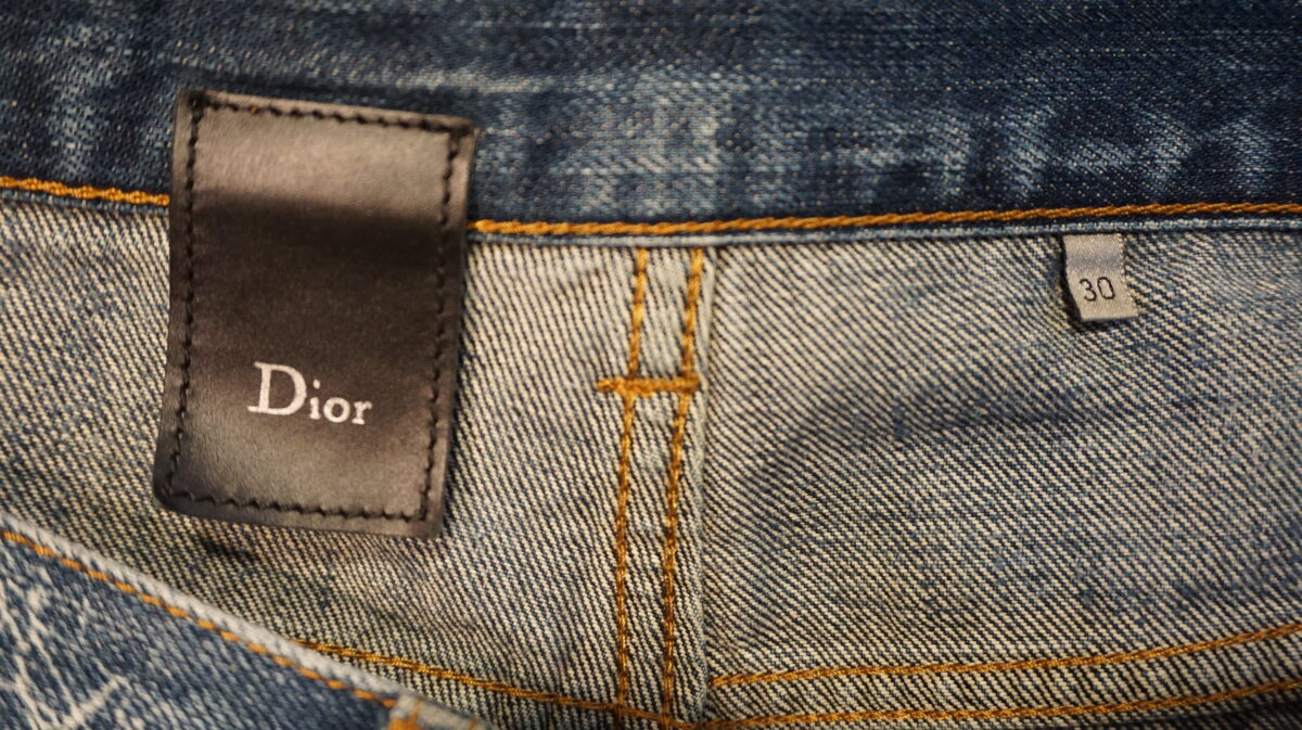 Dior homme by Hedi Slimane 2007SS Spider-Web Like Bleach Jeans Denim Pants | ディオールオムバイエディスリマン 2007s/s スパイダーウェブ風ブリーチデニムパンツ ジーンズ
