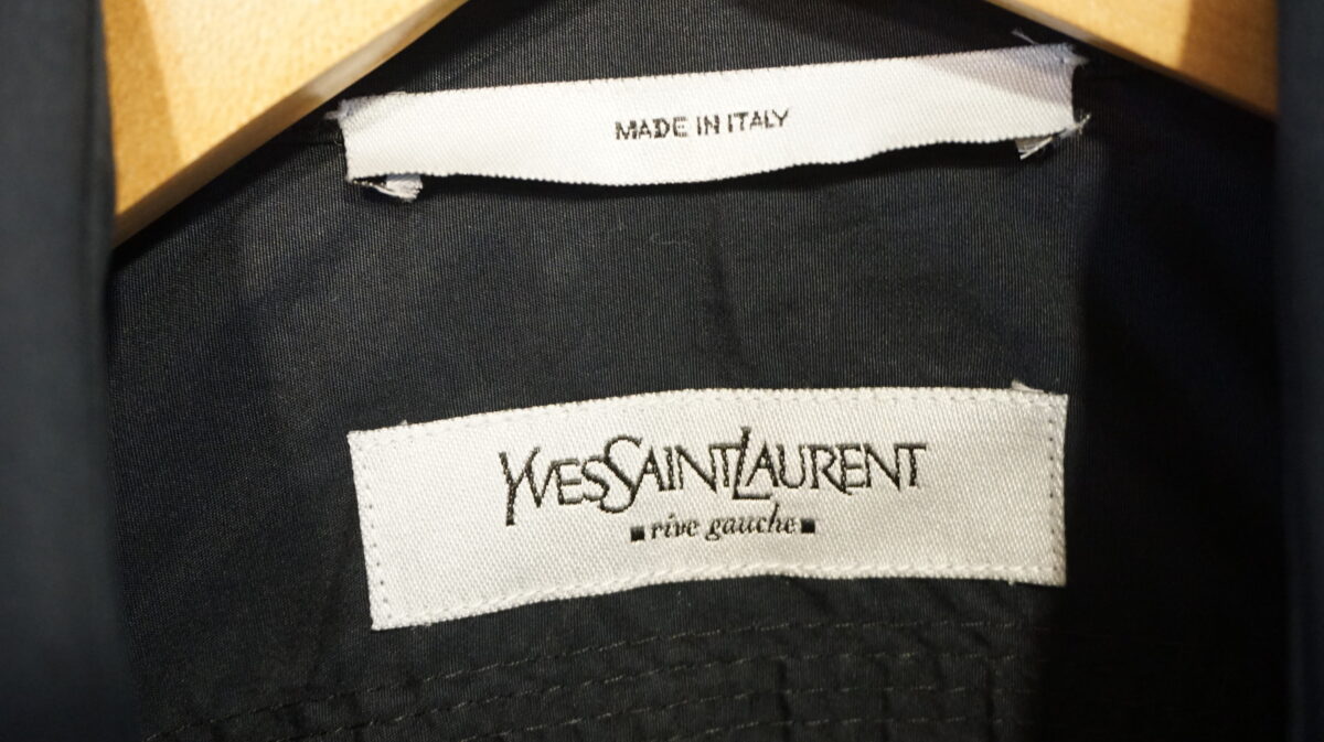 Yves Saint Laurent rive gauche Lace-Up Shirt | イヴサンローランリヴゴーシュ レースアップシャツ