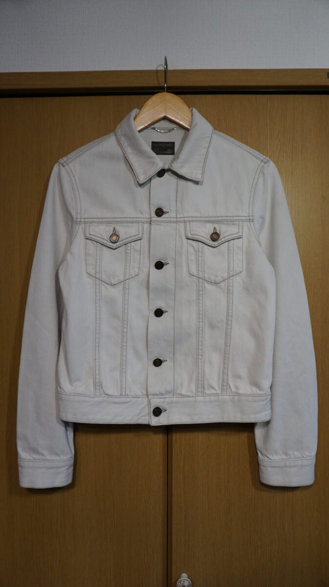 SAINT LAURENT by Anthony Vaccarello 2021SS Fitted Denim Jacket | サンローランバイアンソニーヴァカレロ 2021s/s フィッテッドデニムジャケット ジージャン JP53 2020 00735 DH55 597085 Y01KB 9029