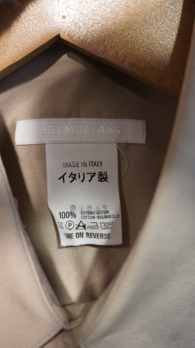 HELMUT LANG "by Himself" Long sleeve shirt | ヘルムートラング 本人期 ロングスリーブシャツ