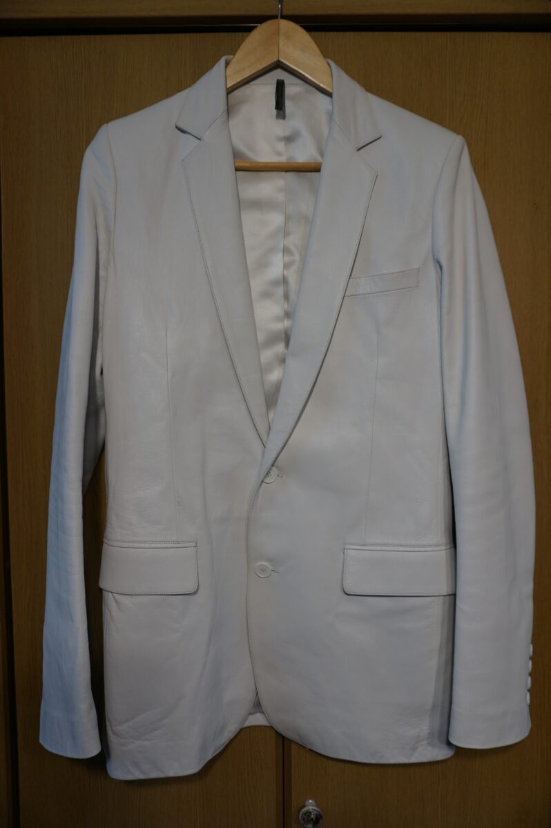 Dior homme by Hedi Slimane 2003SS Leather Tailored Jacket | ディオールオム バイ エディスリマン 2003s/s レザーテーラードジャケット 3EH5020383