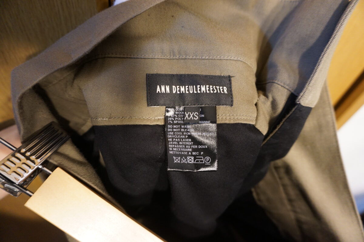 ANN DEMEULEMEESTER 2010AW Wrap Pants | アンドゥムルメステール 2010-2011a/w ラップパンツ 102-3400-162-099 TROUSERS EVANBLACK + MAGNUS BLACK Klant: 278