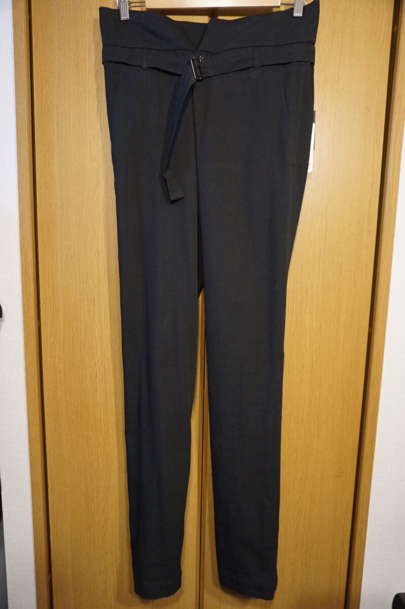 ANN DEMEULEMEESTER 2010AW Wrap Pants | アンドゥムルメステール 2010-2011a/w ラップパンツ 102-3400-162-099 TROUSERS EVANBLACK + MAGNUS BLACK Klant: 278