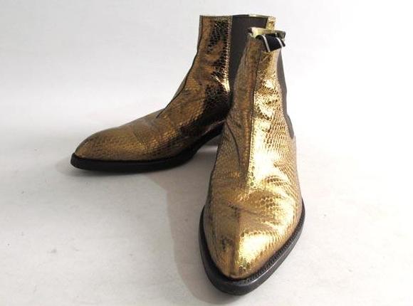 HELMUT LANG (by himself) 2004AW Lizard Embossed Leather Boots | ヘルムートラング(本人期)2004-2005a/w リザード型押しレザーブーツ
