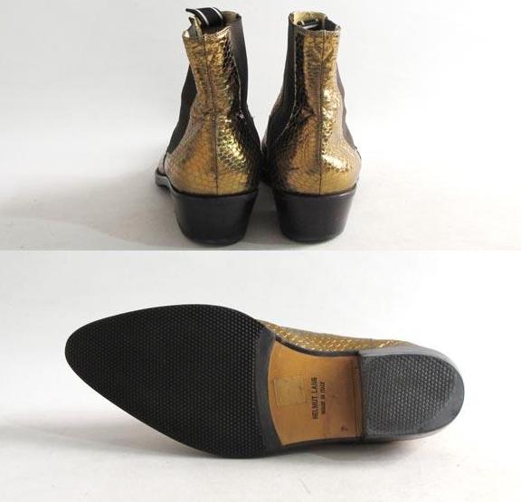 HELMUT LANG (by himself) 2004AW Lizard Embossed Leather Boots | ヘルムートラング(本人期)2004-2005a/w リザード型押しレザーブーツ
