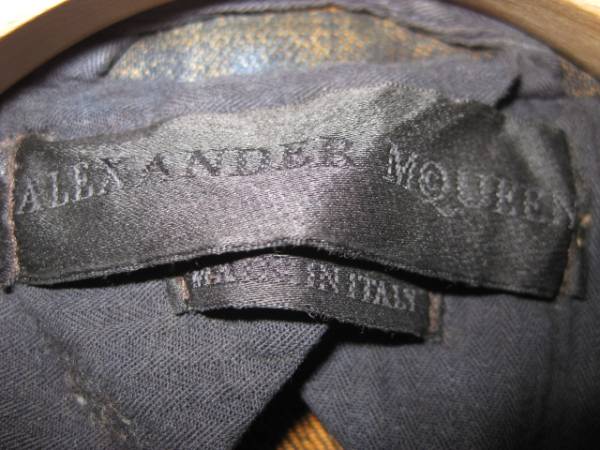 ALEXANDER McQUEEN Dyed Denim Jacket | アレキサンダーマックイーン デニムジャケット