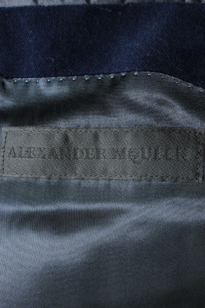 ALEXANDER McQUEEN (by himself) Velor Tailored Jacket | アレキサンダーマックイーン(本人期)ベロアテーラードジャケット