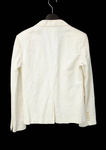 ANN DEMEULEMEESTER White Short Jacket | アンドゥムルメステール ショートジャケット
